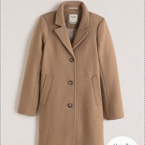 Abercrombie classic camel coat